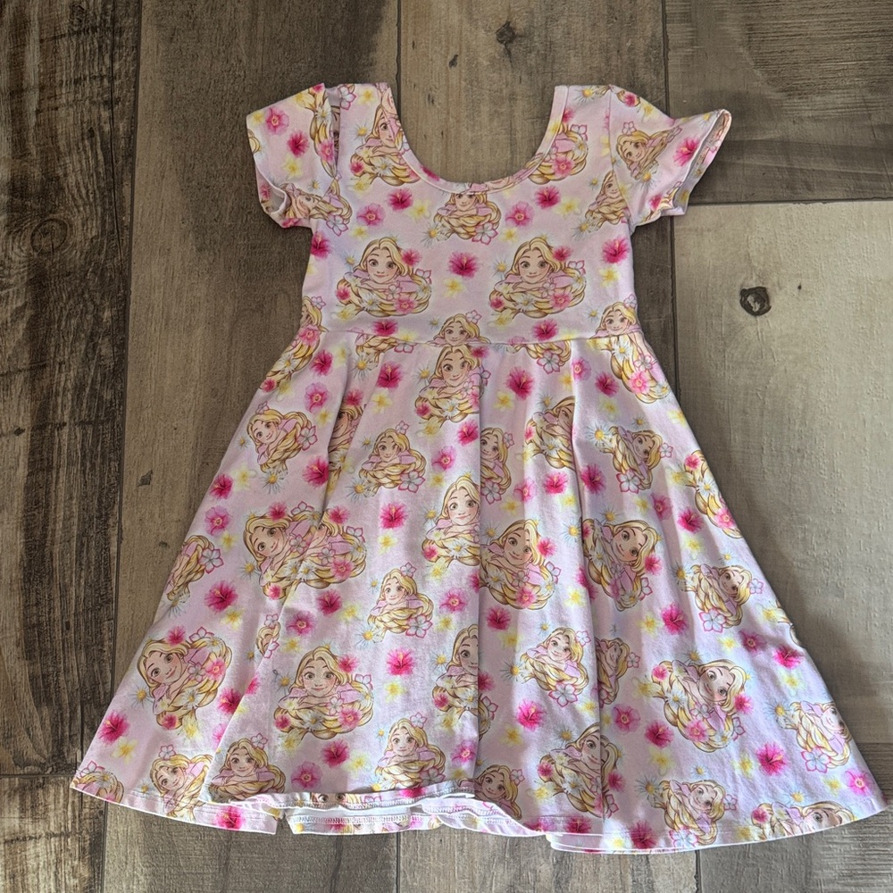 Wild rich kids Disney Rapunzel twirl dress